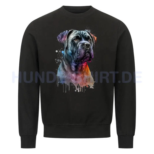 Premium Sweatshirt "Cane Corso Paint" Schwarz – hunde-shirt.de