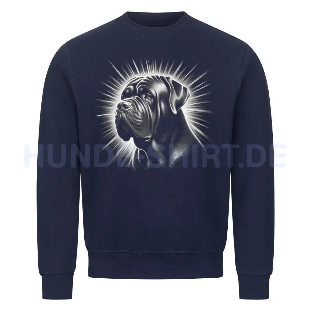 Premium Sweatshirt "Cane Corso - Shine 2" Navy Blue – hunde-shirt.de