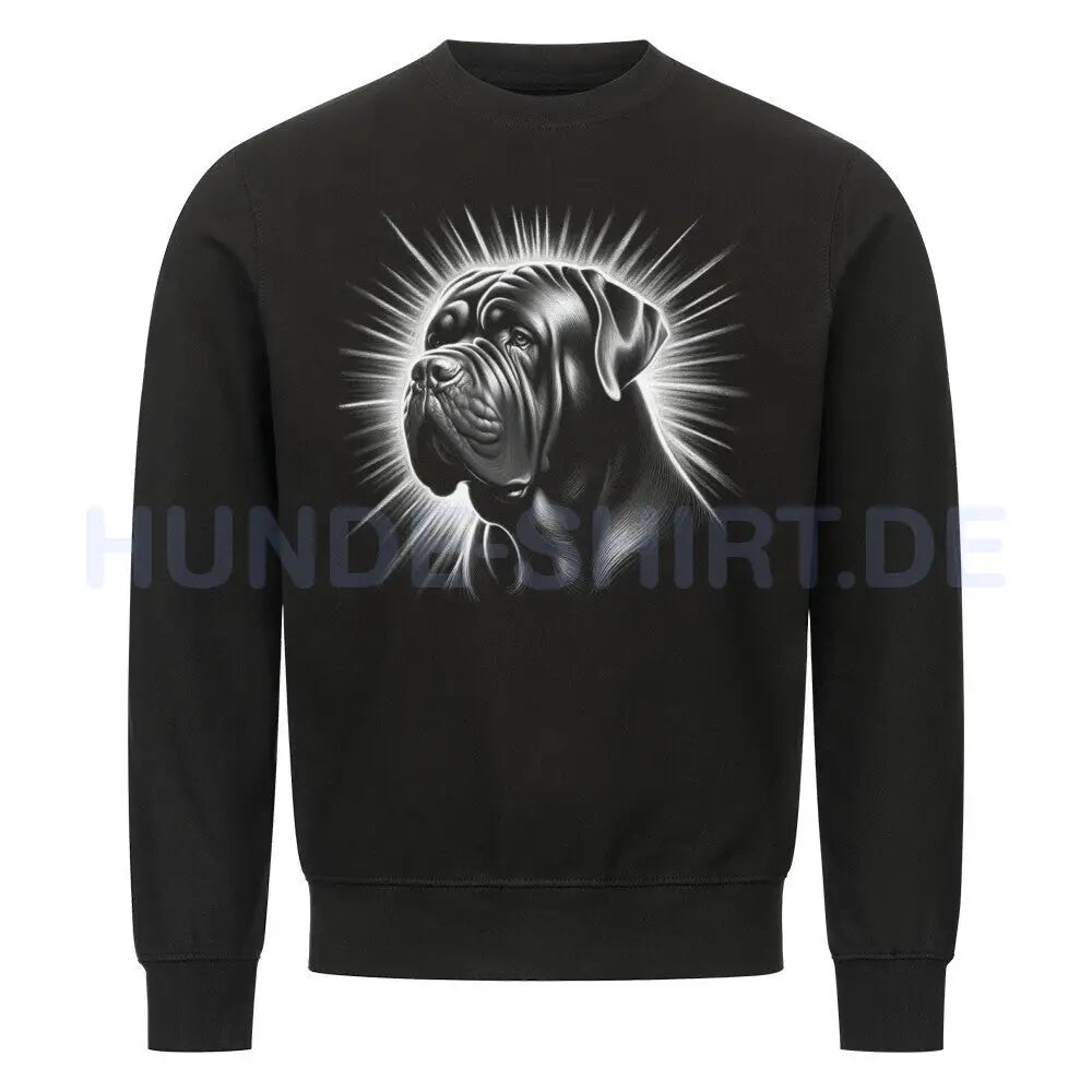 Premium Sweatshirt "Cane Corso - Shine 2" Schwarz – hunde-shirt.de