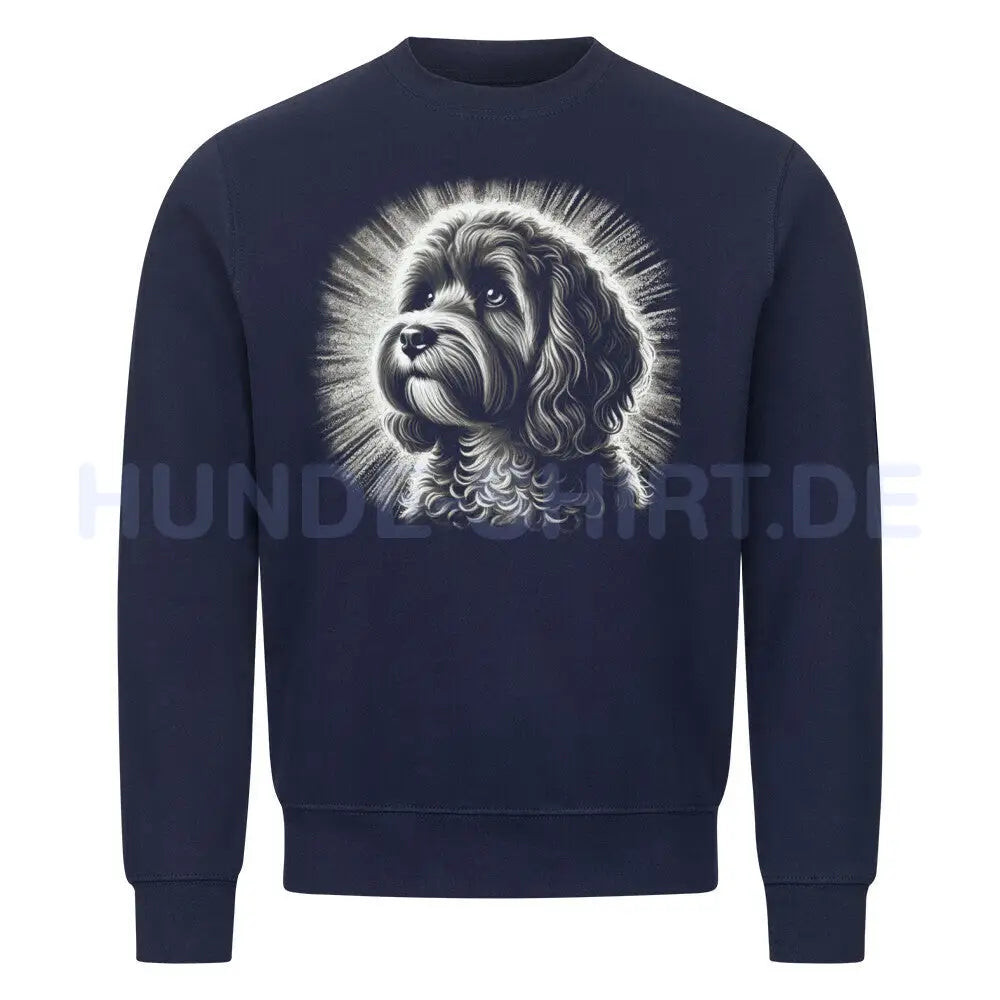 Premium Sweatshirt "Cavapoo - Shine" Navy Blue – hunde-shirt.de