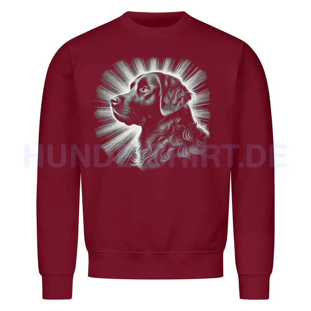 Premium Sweatshirt "Chesapeake Bay - Bright" Burgunder – hunde-shirt.de