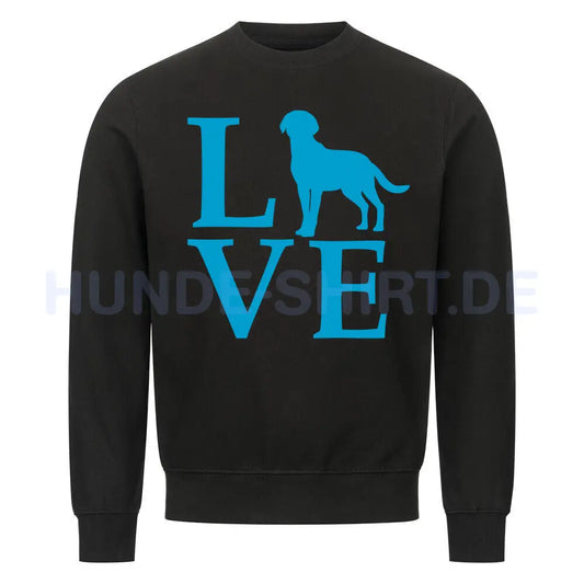 Premium Sweatshirt "Chesapeake Bay - LOVE" Schwarz – hunde-shirt.de