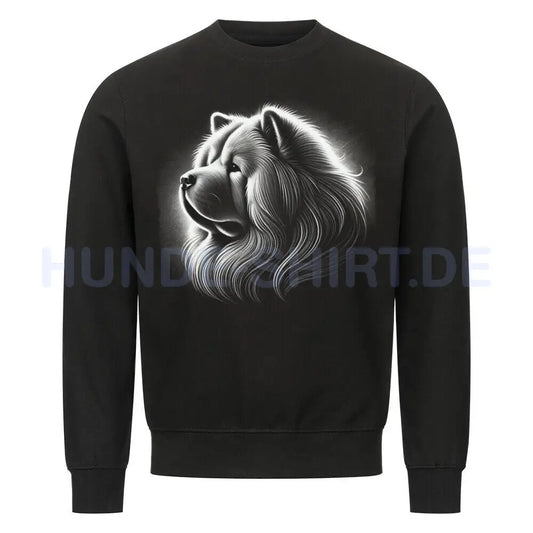 Premium Sweatshirt "Chow-Chow - Bright" Schwarz – hunde-shirt.de