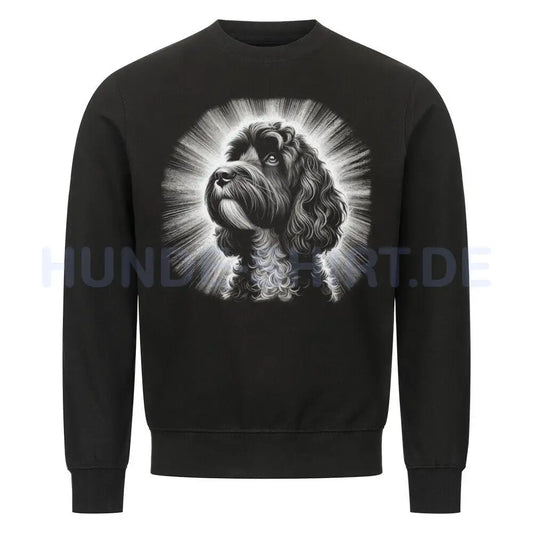 Premium Sweatshirt "Cockapoo - Shine" Schwarz – hunde-shirt.de