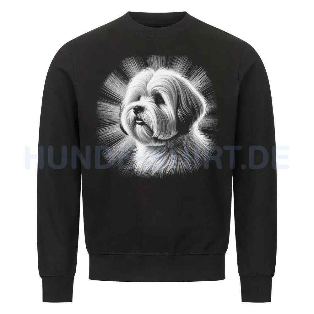 Premium Sweatshirt "Coton de Tuléar - Shine" Schwarz – hunde-shirt.de