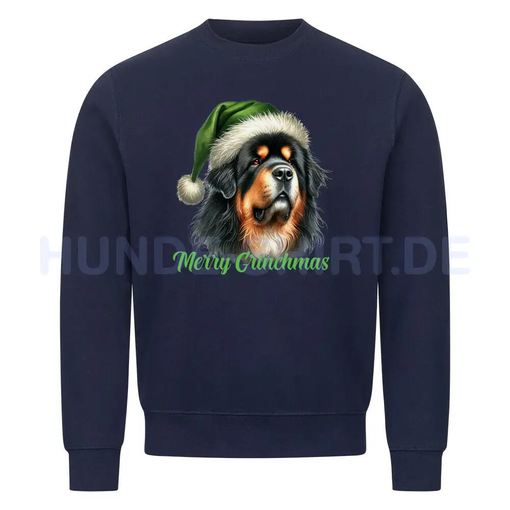 Premium Sweatshirt "Do Khyi - Merry Grinchmas" Navy Blue – hunde-shirt.de