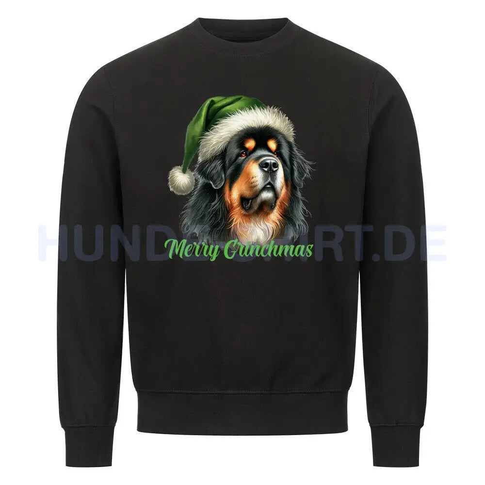 Premium Sweatshirt "Do Khyi - Merry Grinchmas" Schwarz – hunde-shirt.de