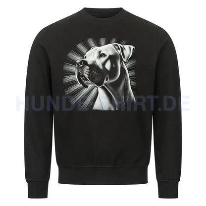 Premium Sweatshirt "Dogo Argentino - Bright" Schwarz – hunde-shirt.de