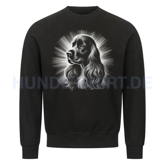 Premium Sweatshirt "English Cocker - Bright" Schwarz – hunde-shirt.de