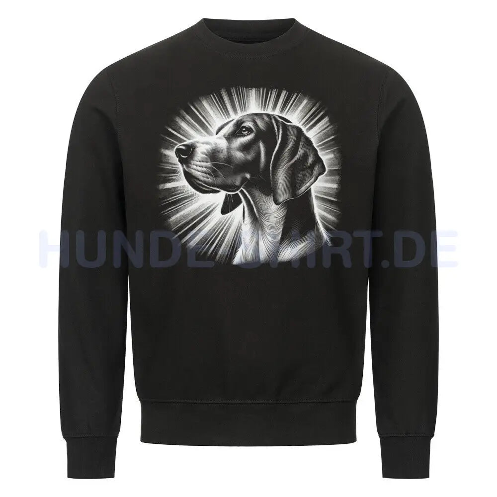 Premium Sweatshirt "English Foxhound - Shine" Schwarz – hunde-shirt.de