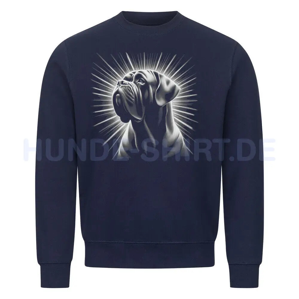 Premium Sweatshirt "English Mastiff - Shine" Navy Blue – hunde-shirt.de