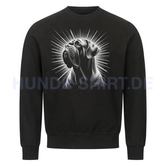 Premium Sweatshirt "English Mastiff - Shine" Schwarz – hunde-shirt.de