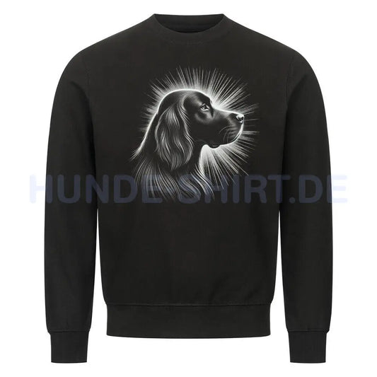 Premium Sweatshirt "English Setter - Shine" Schwarz – hunde-shirt.de