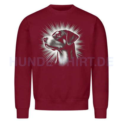 Premium Sweatshirt "Entlebucher - Shine" Burgunder – hunde-shirt.de