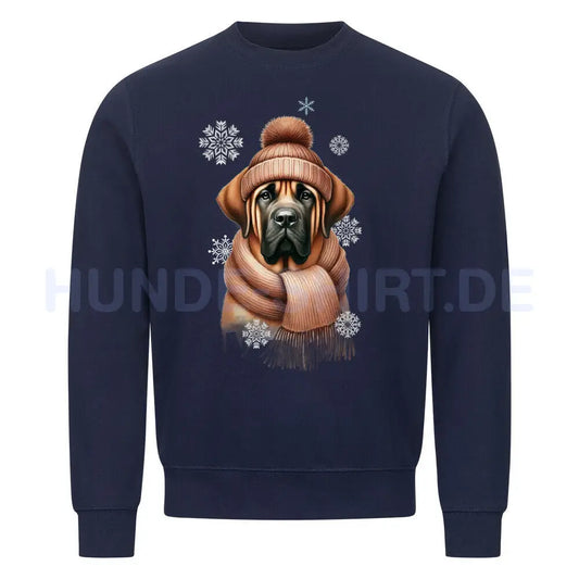 Premium Sweatshirt "Fila Brasileiro Winter" Navy Blue – hunde-shirt.de