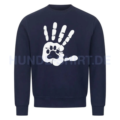 Premium Sweatshirt "FIVE..." Navy Blue – hunde-shirt.de