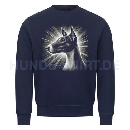 Premium Sweatshirt "Foxterrier ( Glatthaar ) - Shine" Navy Blue – hunde-shirt.de