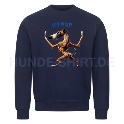 Premium Sweatshirt "Galgo - It´s mine" Navy Blue – hunde-shirt.de