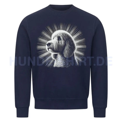 Premium Sweatshirt "Golden Doodle - Shine" Navy Blue – hunde-shirt.de