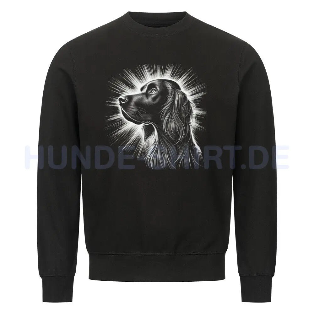 Premium Sweatshirt "Gordon Setter - Shine" Schwarz – hunde-shirt.de