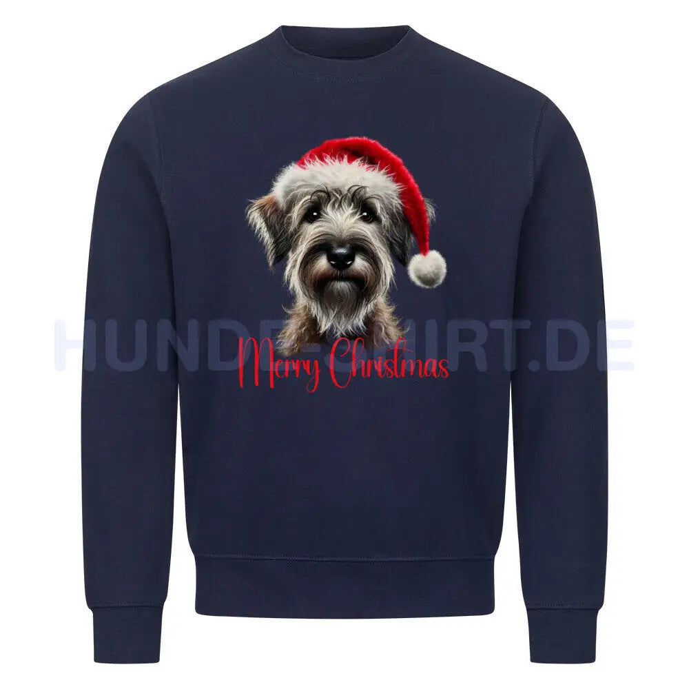 Premium Sweatshirt "Griffon Korthals - Merry Christmas" Navy Blue – hunde-shirt.de