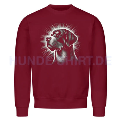 Premium Sweatshirt "Großer Schweizer Sennenhund - Shine" Burgunder – hunde-shirt.de