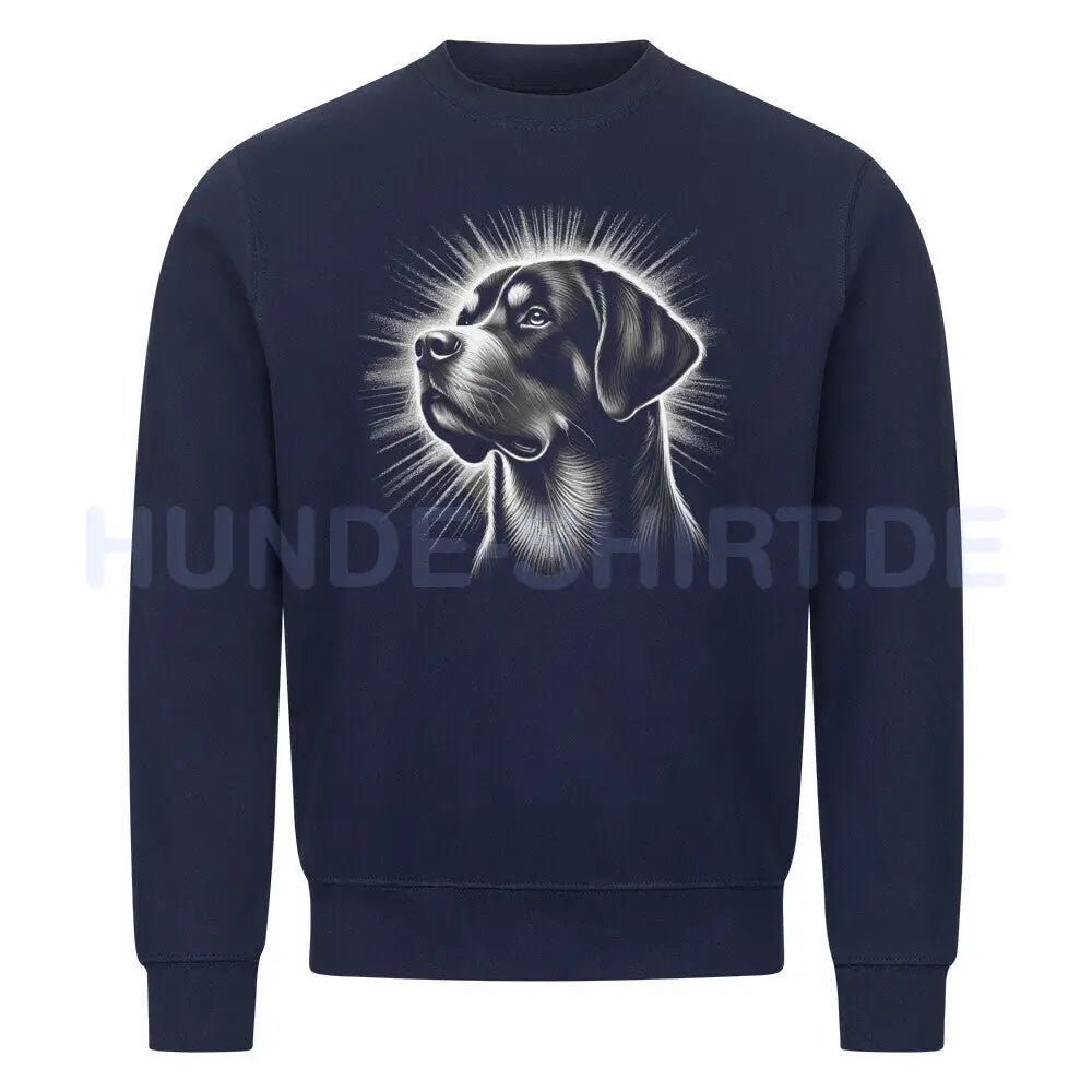 Premium Sweatshirt "Großer Schweizer Sennenhund - Shine" Navy Blue – hunde-shirt.de