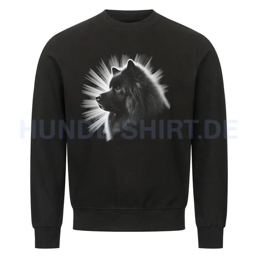 Premium Sweatshirt "Großspitz - Shine" Schwarz – hunde-shirt.de