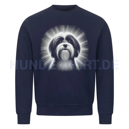 Premium Sweatshirt "Havaneser - Bright" Navy Blue – hunde-shirt.de