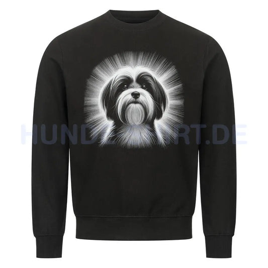 Premium Sweatshirt "Havaneser - Bright" Schwarz – hunde-shirt.de