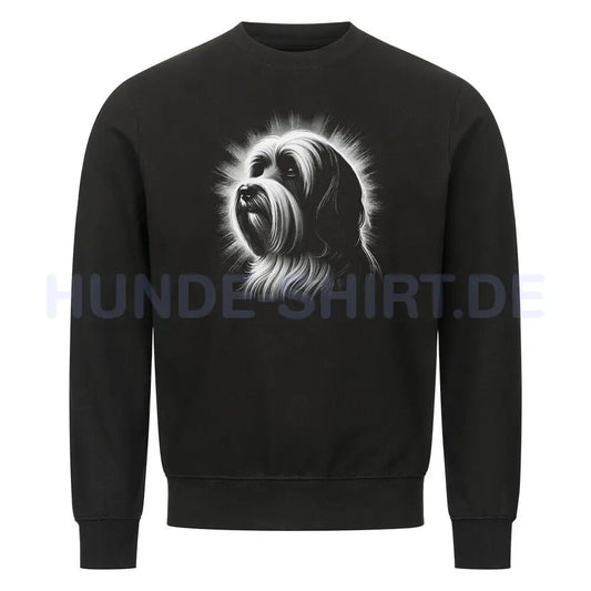 Premium Sweatshirt "Havaneser Shine" Schwarz – hunde-shirt.de