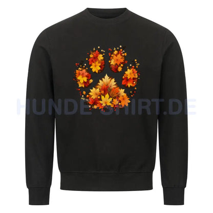 Premium Sweatshirt "HERBST" Schwarz – hunde-shirt.de