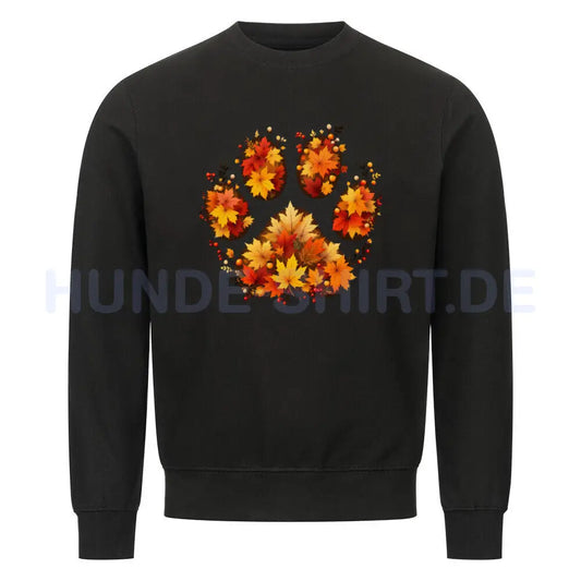 Premium Sweatshirt "HERBST" Schwarz – hunde-shirt.de