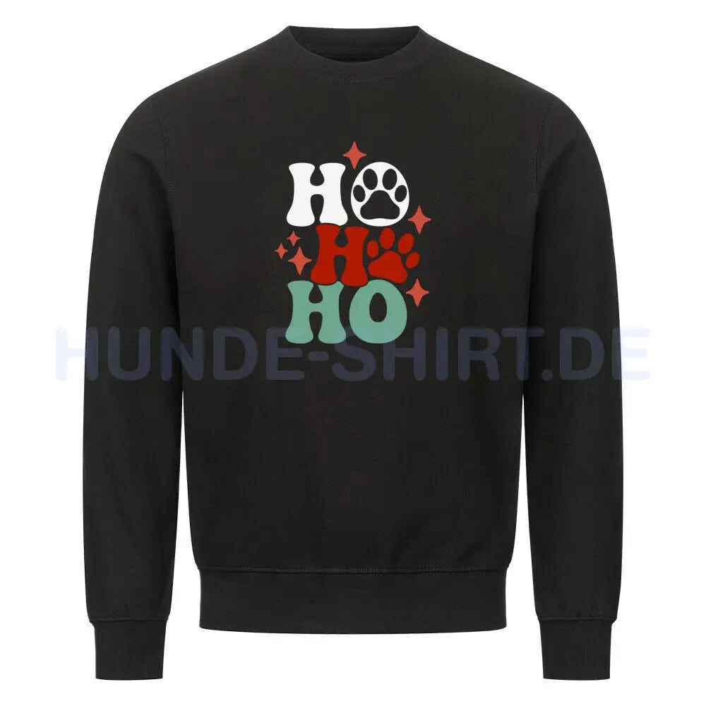 Premium Sweatshirt "HOHOHO" Schwarz – hunde-shirt.de