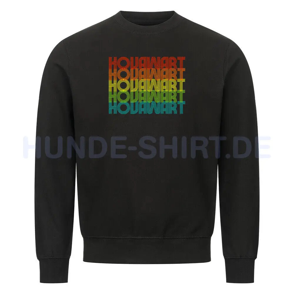 Premium Sweatshirt "Hovawart - RETRO" Schwarz – hunde-shirt.de