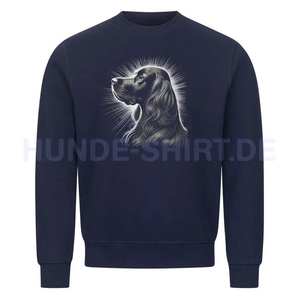 Premium Sweatshirt "Irish Setter - Shine" Navy Blue – hunde-shirt.de