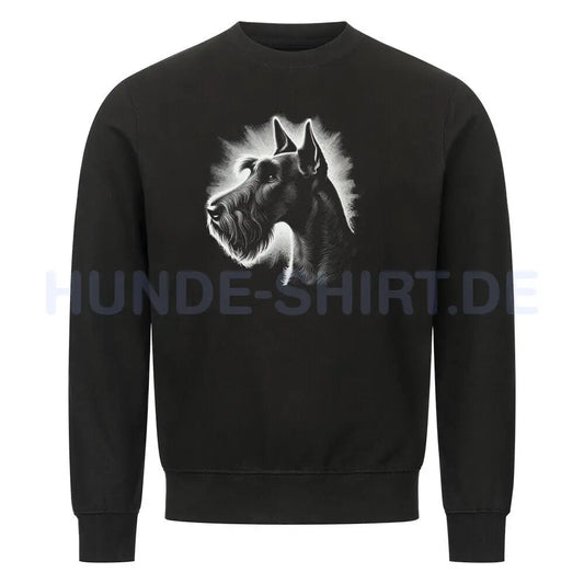 Premium Sweatshirt "Irish Terrier - Shine" Schwarz – hunde-shirt.de