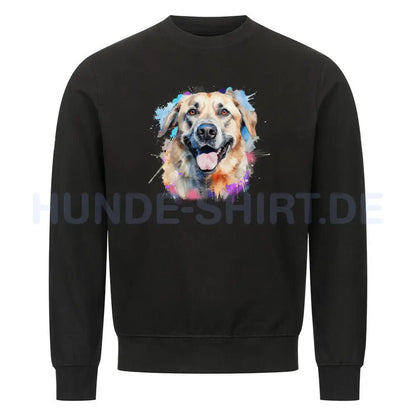 Premium Sweatshirt "Kangal - Paint" Schwarz – hunde-shirt.de