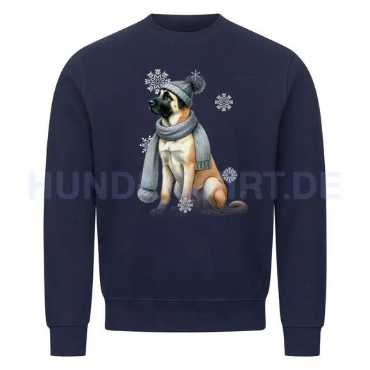 Premium Sweatshirt "Kangal Winter" Navy Blue – hunde-shirt.de