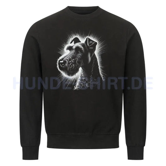 Premium Sweatshirt "Kerry Blue Terrier - Shine" Schwarz – hunde-shirt.de