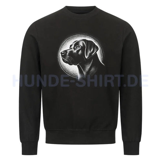 Premium Sweatshirt "Labrador - Shine" Schwarz – hunde-shirt.de