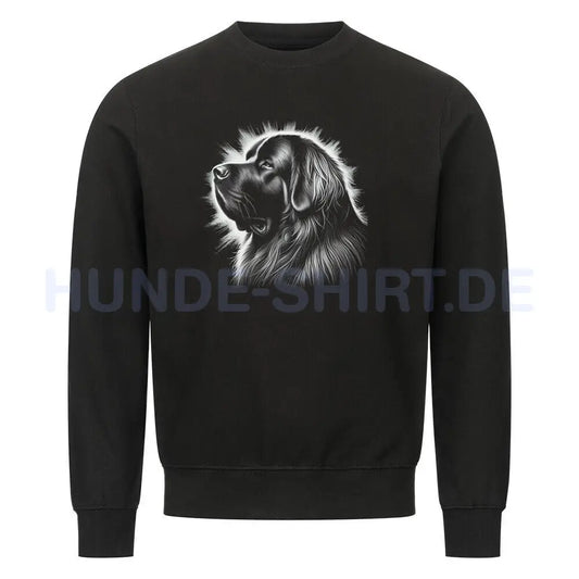 Premium Sweatshirt "Leonberger - Shine" Schwarz – hunde-shirt.de