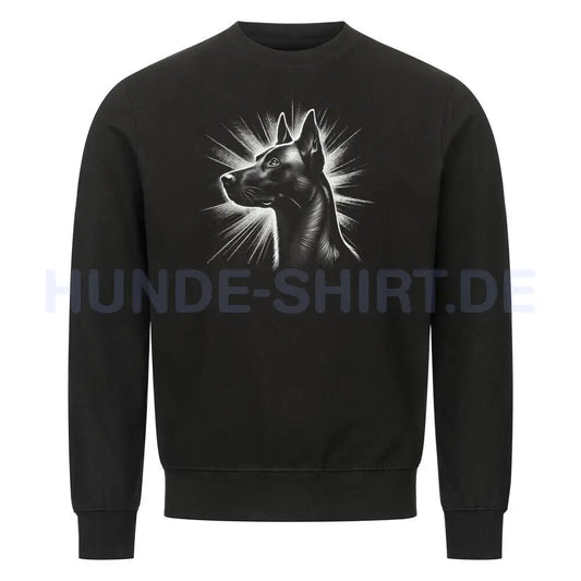 Premium Sweatshirt "Malinois - Shine" Schwarz – hunde-shirt.de