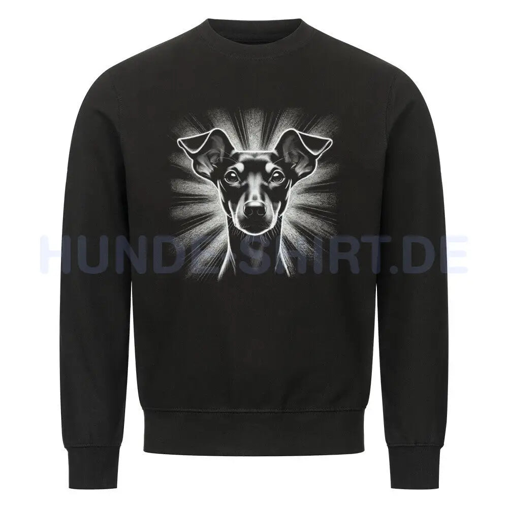 Premium Sweatshirt "Manchester Terrier - Shine 2" Schwarz – hunde-shirt.de