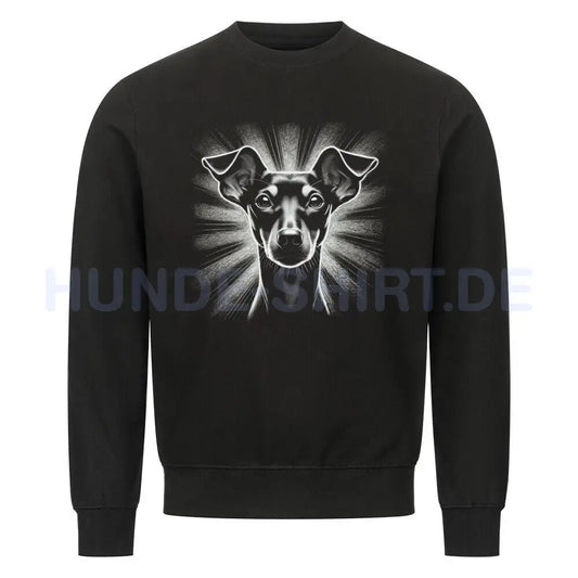 Premium Sweatshirt "Manchester Terrier - Shine 2" Schwarz – hunde-shirt.de