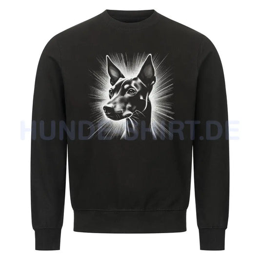 Premium Sweatshirt "Manchester Terrier - Shine" Schwarz – hunde-shirt.de