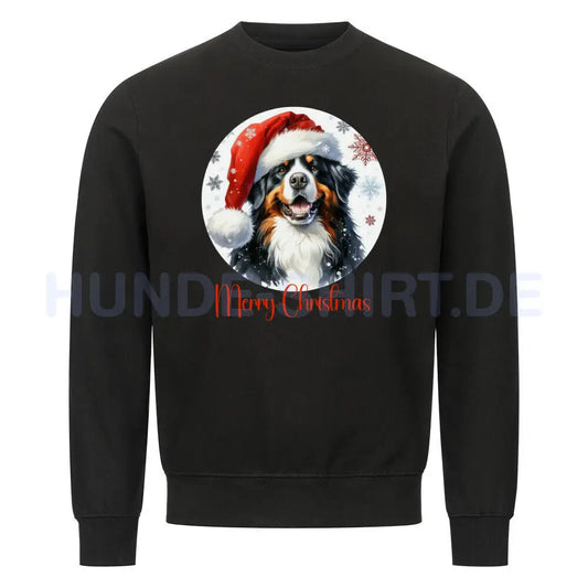 Premium Sweatshirt "Merry Christmas" Schwarz – hunde-shirt.de