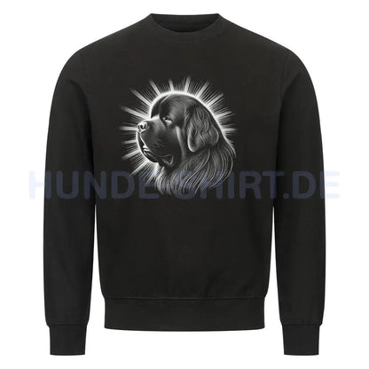 Premium Sweatshirt "Neufundländer - Shine" Schwarz – hunde-shirt.de