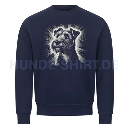 Premium Sweatshirt "Norfolk - Shine" Navy Blue – hunde-shirt.de