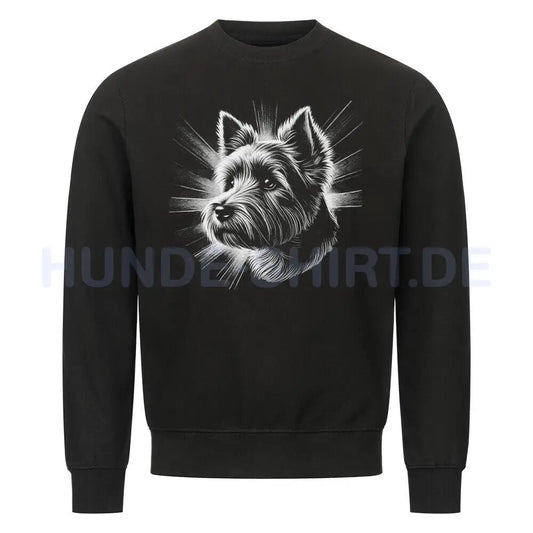 Premium Sweatshirt "Norwich - Shine" Schwarz – hunde-shirt.de